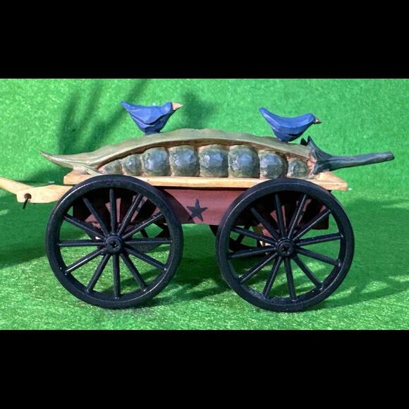 NIB Farmer’s Market By Williraye Studio BUMPER CROP  2pc Set GIRL PULLING WAGON - Picture 3 of 9